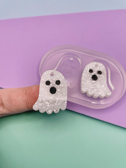 2.5cm Cute Ghost Dangle Earring Mold