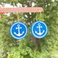 3.5 cm Sailor Anchor Round Brooch Dangle Earring Mold