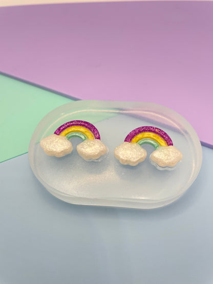 2.3 cm Rainbow Stud Earring Mold