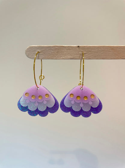 Hanging Flower Multi-layer Dangle Drop Earring Mold