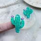 Cactus Flower Dangle Earring Mold