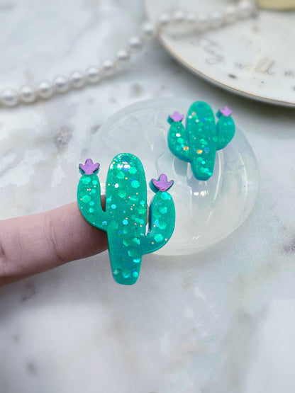 Cactus Flower Dangle Earring Mold