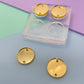 1.5 cm Round Earring Connector Mold Essential circle disc earring mold