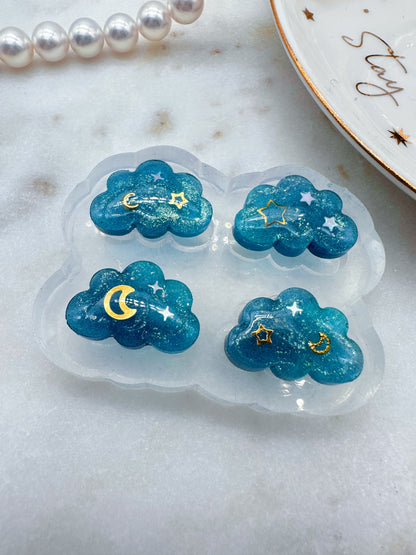 Mini Predomed Cloud Stud Earring Mold