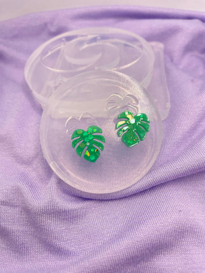 Mini Monstera Stud Earring Mold