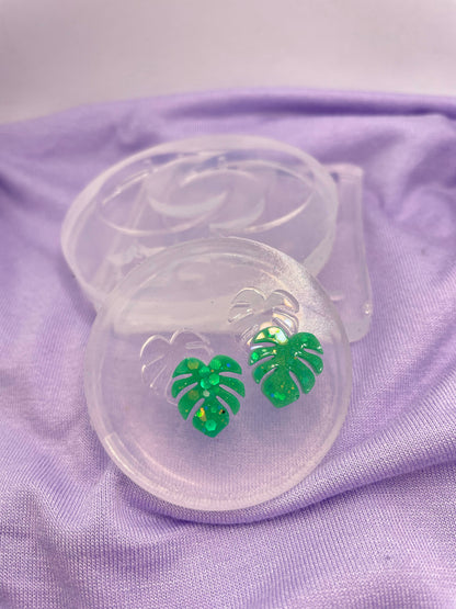 Mini Monstera Stud Earring Mold