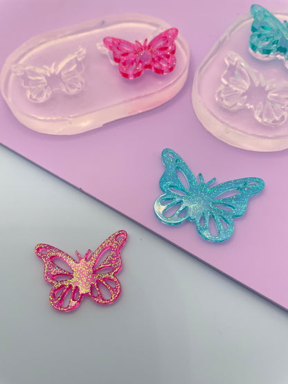 2.5 cm/ 3cm butterfly dangle earring mold