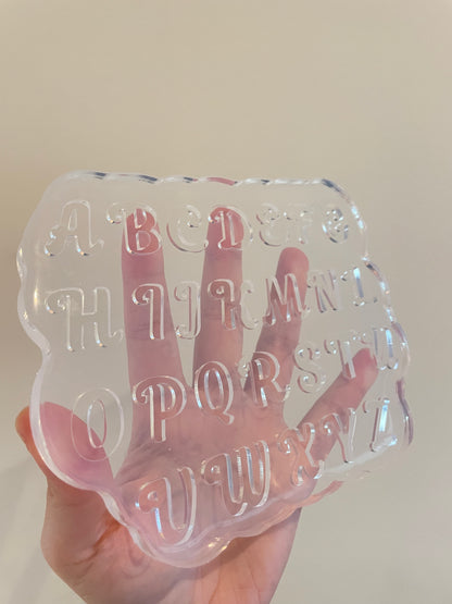 2cm Fancy Alphabet Letter Multi-use mold