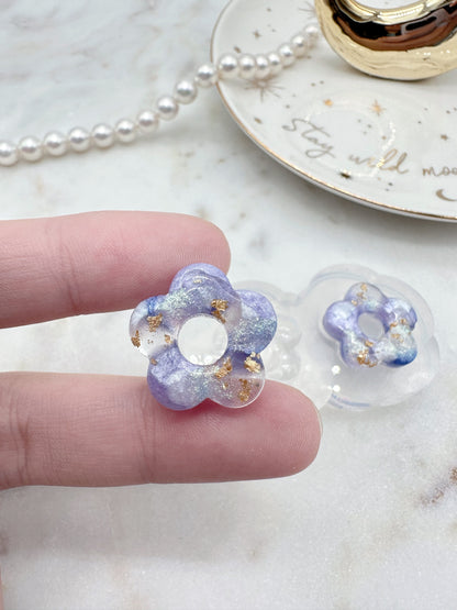 2cm Small Predomed Mary Quant Flower Stud Earring Mold