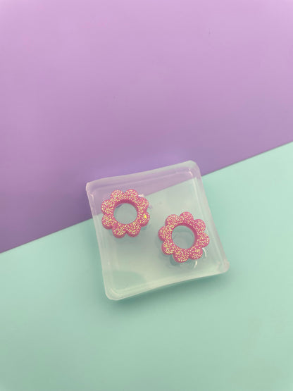 Mini open sun flower Stud Earring Mold