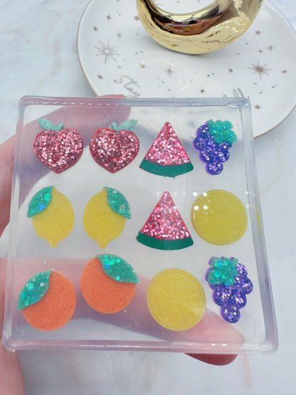 Tutti Frutti Stud Earring Palette Mold