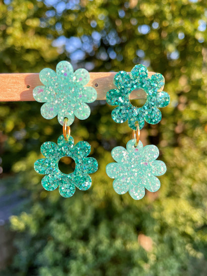 2.5 cm Daisy Flower Dangle Earring Mold