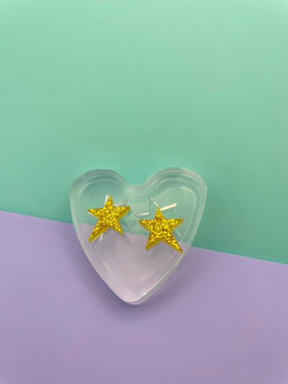 Mini Asymmetric Star stud Earring Mold