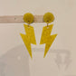 4cm lightning bolt dangle earring mold